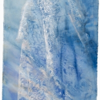 \'dress\' watercolour on canvas (ANU drawing Prize)