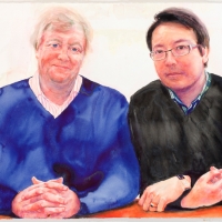 Portrait of Geoffrey Lancaster and Andrew Lu
