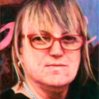 Portrait of woman from the left side (portrait of Pamella Clelland Gray)